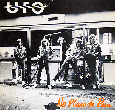 UFO - No Place To Run (USA and West-Germany Release)  album front cover vinyl record